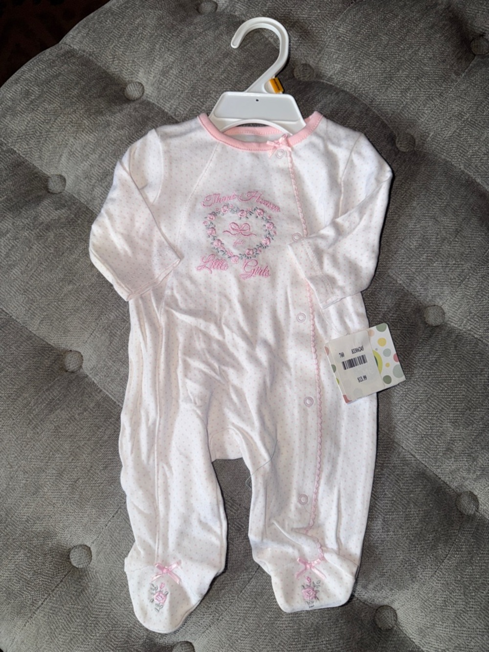 Little Me Footie PJs- 3 pack